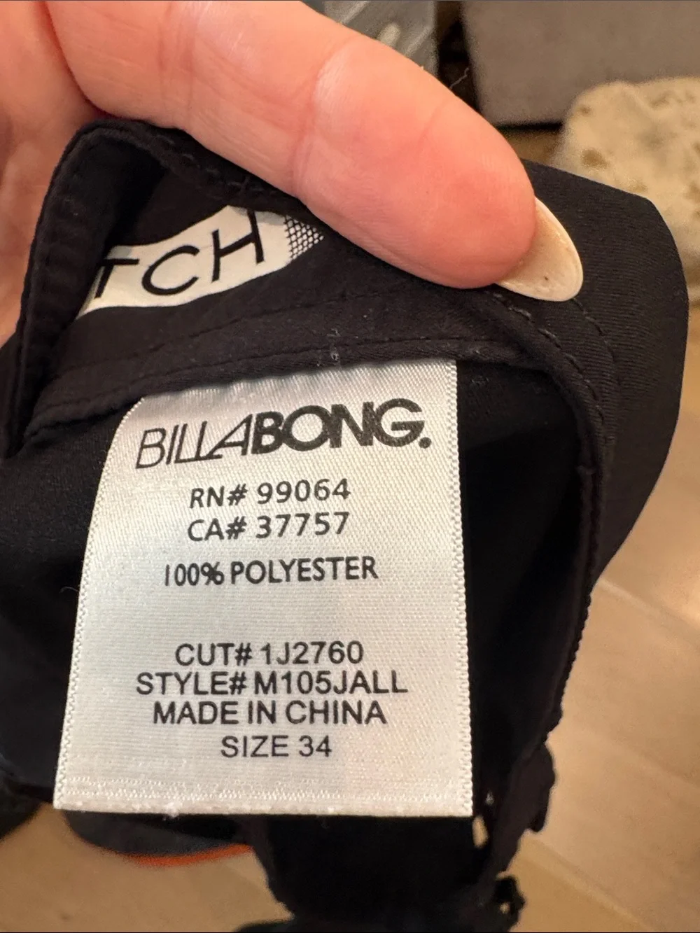 Billabong Black Men’s Board Shorts with Logo
